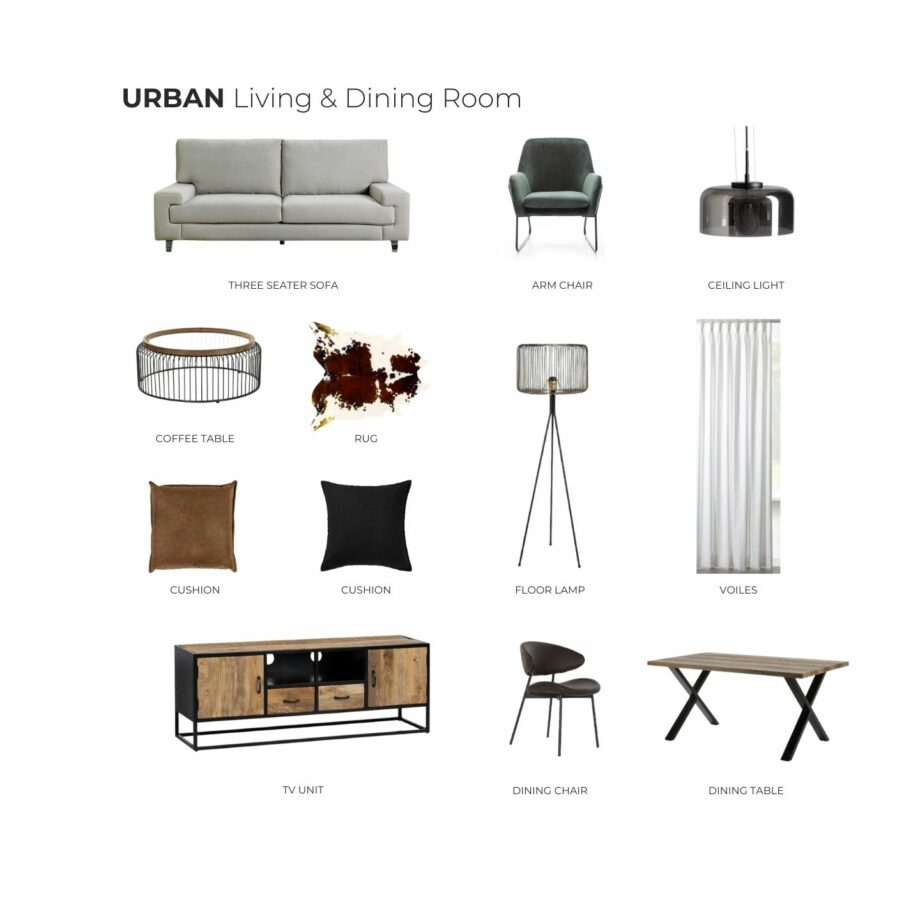 Urban furniture pack Livingroom