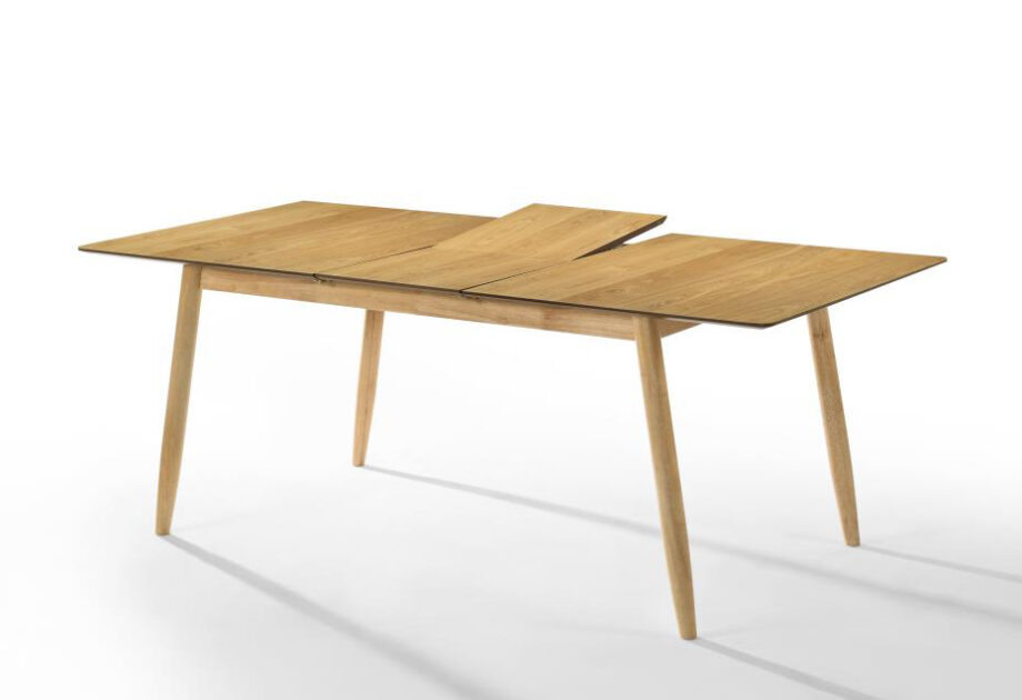 Ami rectangular wood dining table