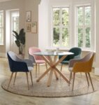 Nika round store dining table