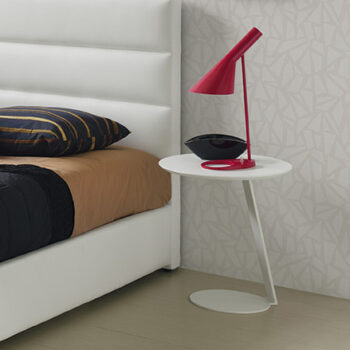 Lina white side table
