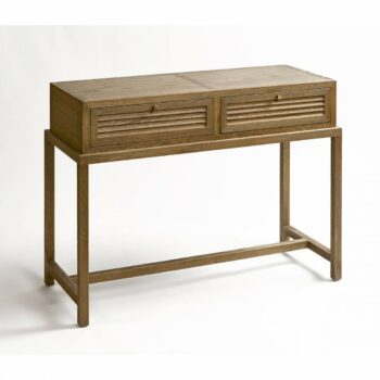 Sheila wooden console two drawers