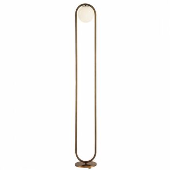 Siena gold with ball floor lamp