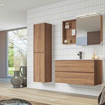 wood bathroom