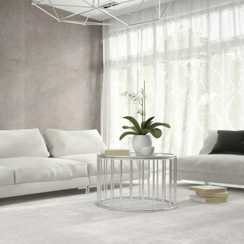 white living room