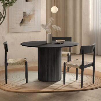 Belisa Dining Table DT-922 Black Life Style Images