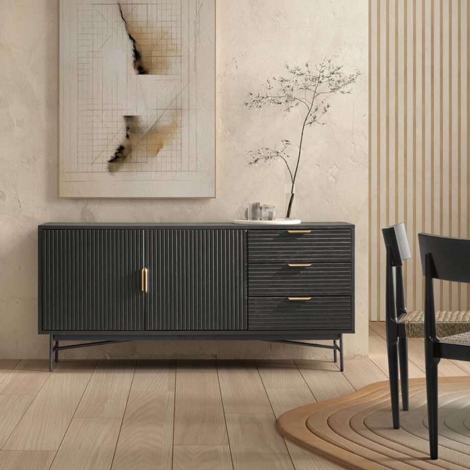 Belisa Sideboard W-325 Black Life style images