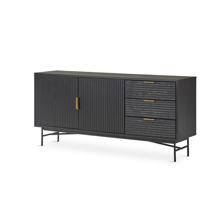 Belisa Sideboard W-325 Black Side View