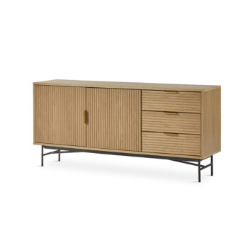 Belisa Sideboard W-325 Natural Side View