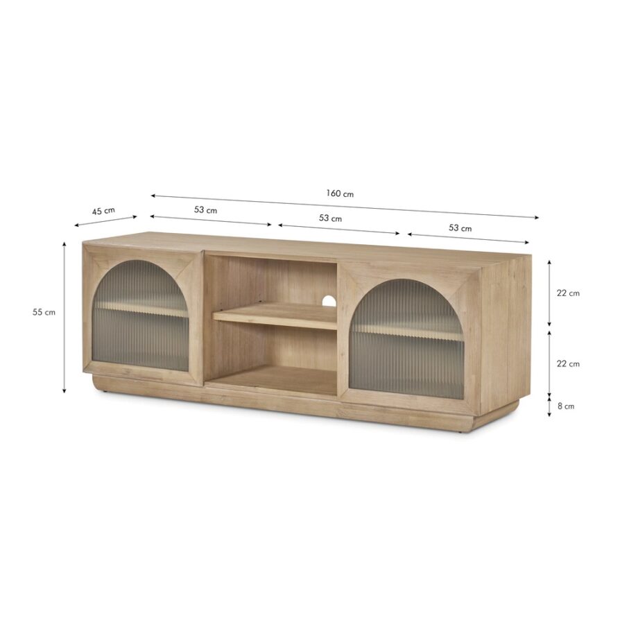 Catania TV Unit TV-310 Dimensions