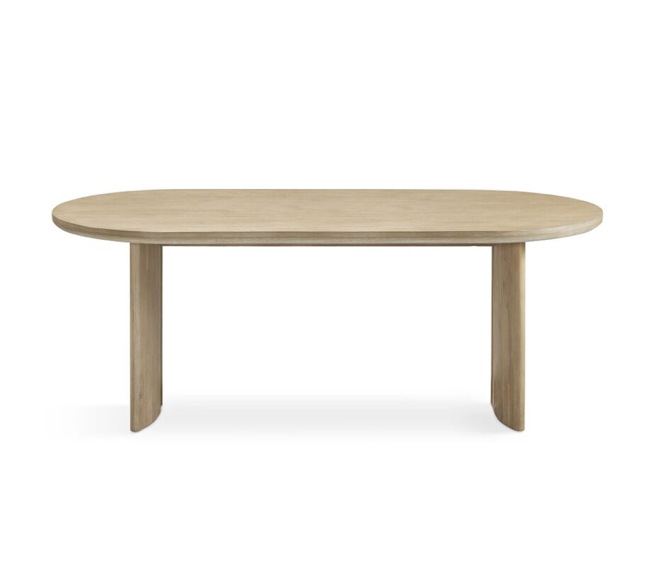 Catania dining table side view