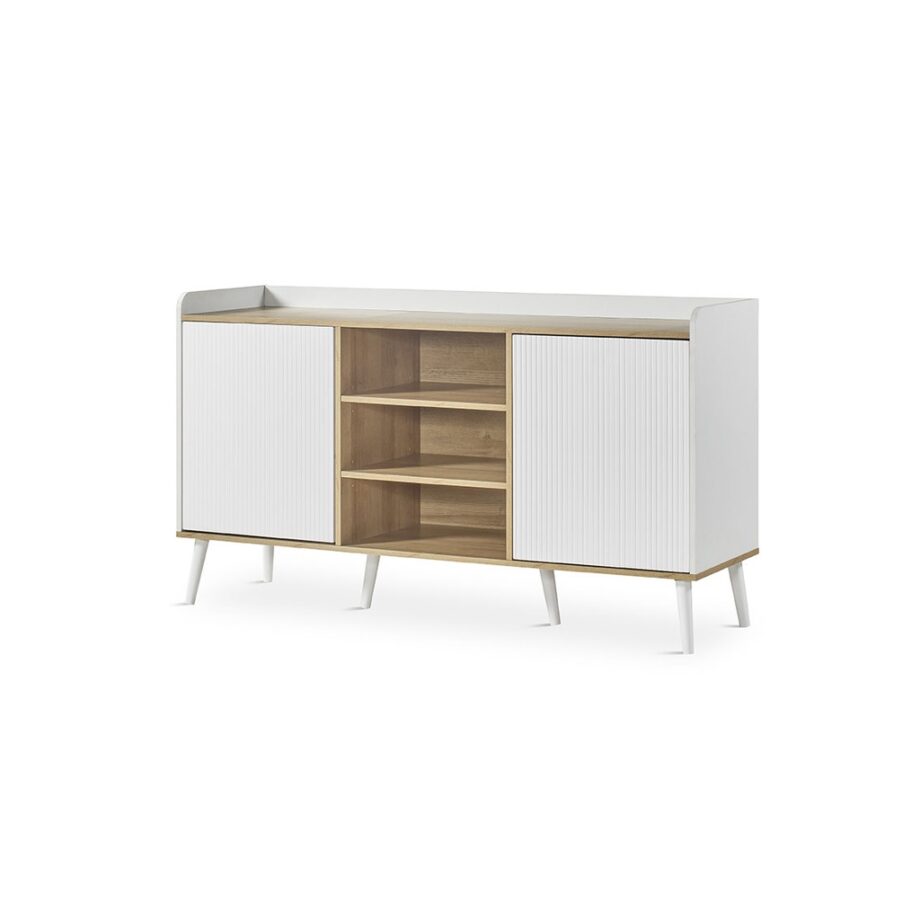 Dover Sideboard W-360 White Side View