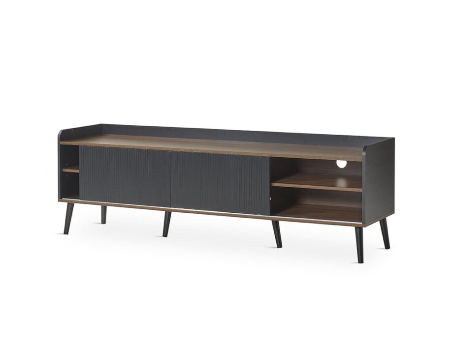 Dover TV Unit TV-360 Black Side View 1