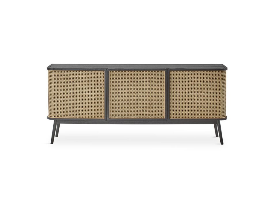 Manila Sideboard W-365 Black Front View