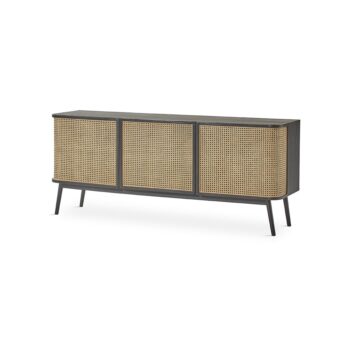 Manila Sideboard W-365 Black Side View