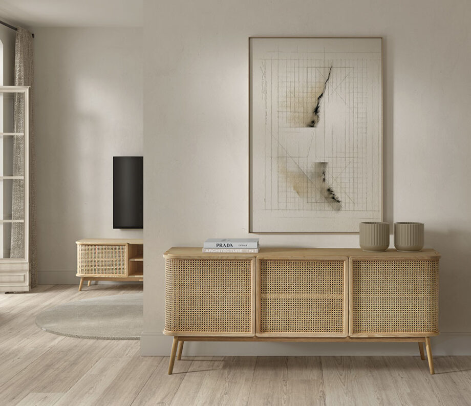 Manila Sideboard W-365 Natural Life Style Images