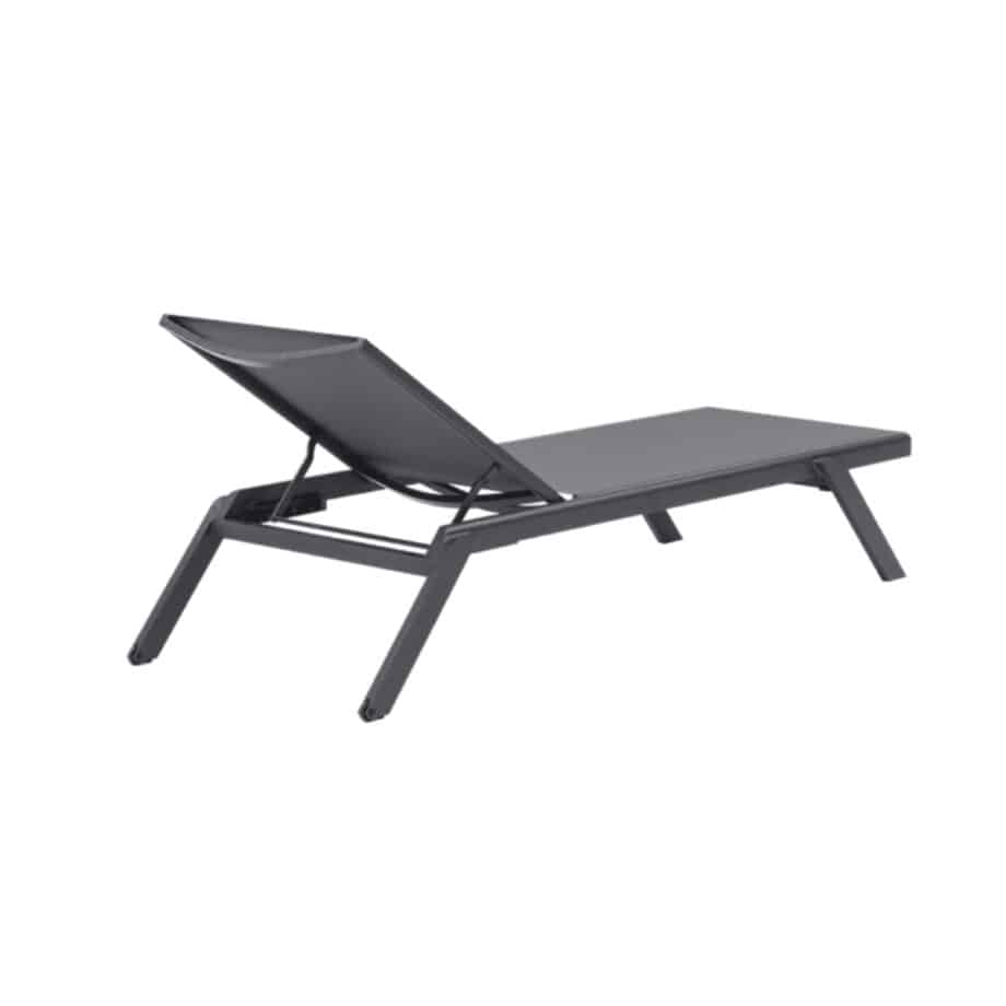 Alameda Sun Lounger Anthracite Back Side View